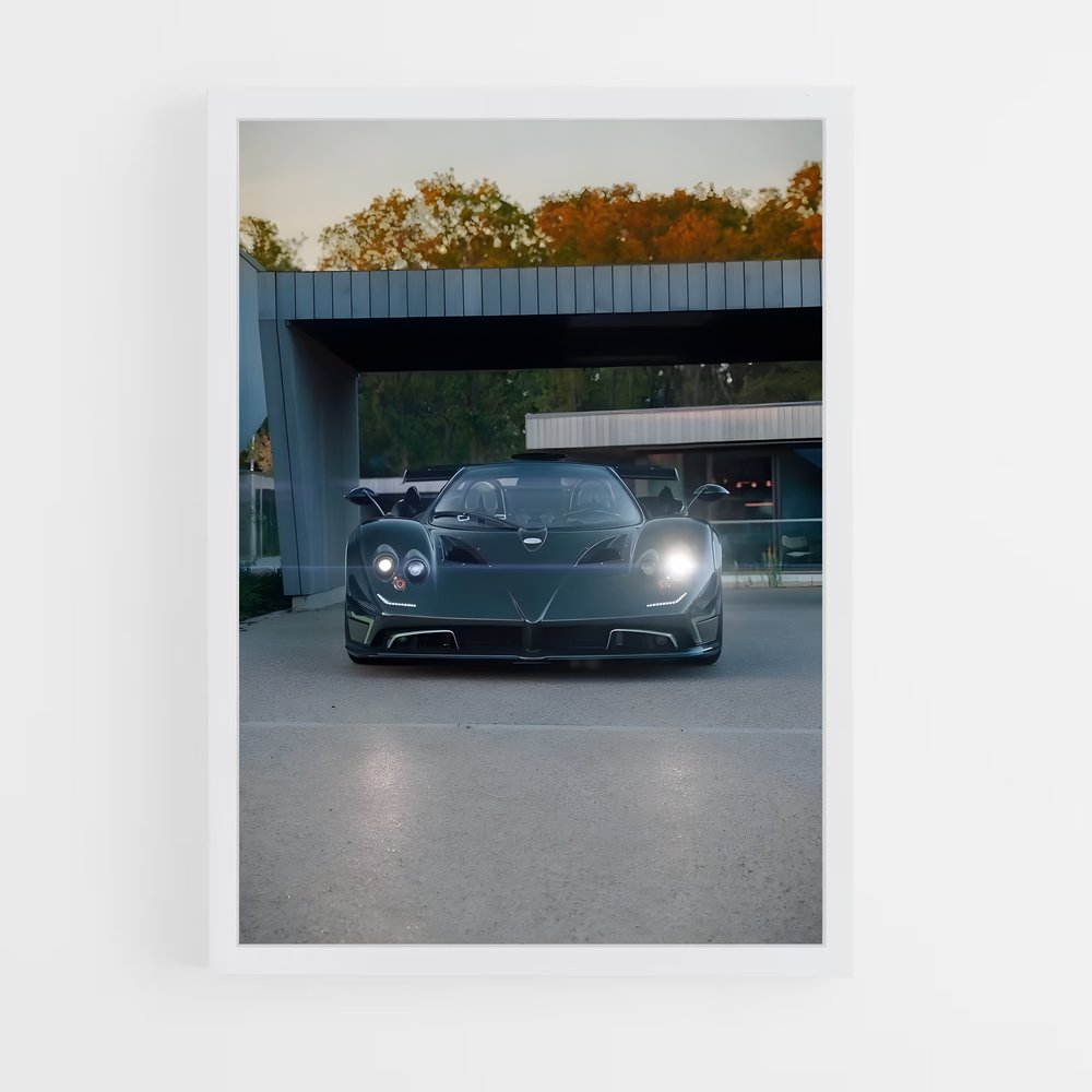 Poster Zonda Vitesse – affiche Pagani (vue 3)